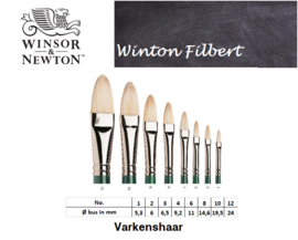 Winton  brush Filbert p/st (prijs vanaf)