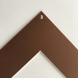 Passe-Partouts Brown & Red  tinten  op maat gemaakt ( prijs vanaf)