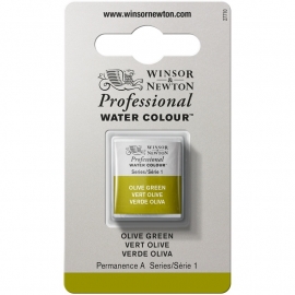 W&N Pro Water Colour ½ nap Olive Green S.1