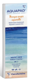 Clairefintaine Aquapad Boekenlegger ( 6 x 20 cm)