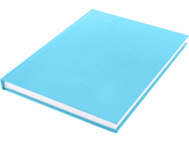 Dummy  A4 Wit papier-hard cover Pastel blauw 80 vel