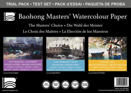Baohong Masters watercolour Trial Pack 28 x 38 cm
