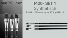 MusBrush Penseelset  M20~Set No.1 ( 3 -delig)