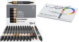 W &N Promarker set - Skin tones + gratis A4 blok