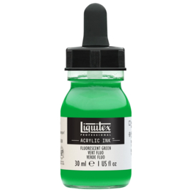 Liquitex Acrylic ink FLUORESCENT GREEN 30ml.