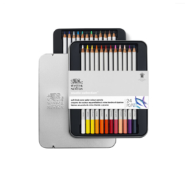 Winsor & Newton Aquarel Potloden set 24 stuks in blik