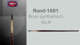 Penseel Artigo 1601 Synthetic nr. 4  Rond p/st.