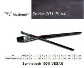 MusBrush 201 serie Plat p/st. (prijs vanaf)