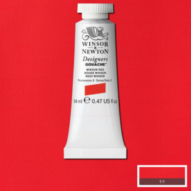 W&N Designers Gouache Winsor Red 726-serie 3