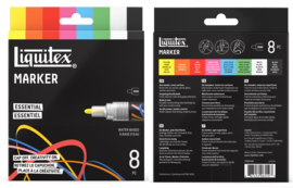 Liquitex Acrylic Marker 2mm Essential set 8-delig
