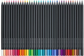 Faber Castell Kleurpotloden Black edition 36 stuks in kartonnen doosje