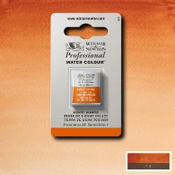 W&N Pro Water Colour ½ nap Burnt Sienna S.1