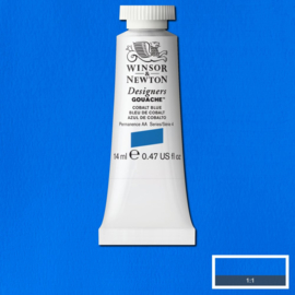 W&N Designers Gouache Cobalt  Bleu 178-serie 4