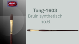 Penseel Artigo 1603 Synthetic nr. 6 kattentong  p/st.