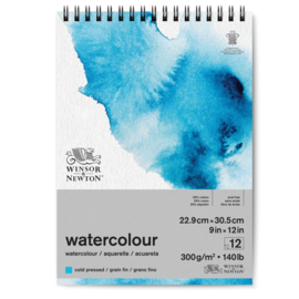 Winsor & Newton watercolour blok 22.9x30.5 cm ringband