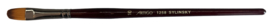 Artigo 1258 Synthetic kattentong- rode korte steel No. 10  p/st