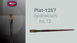 Artigo 1257 Synthetic plat rode korte steel No. 12  p/st