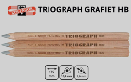 Koh-I-Noor TRIOGRAPH grafietpotlood HB (per stuk)