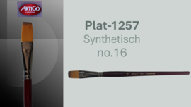 Artigo 1257 Synthetic plat rode korte steel No. 16  p/st