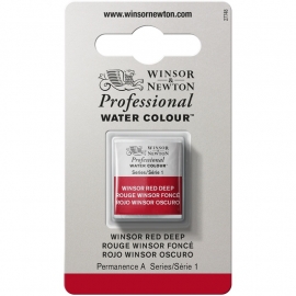 W&N Pro Water Colour ½ nap Winsor Red Deep S.1