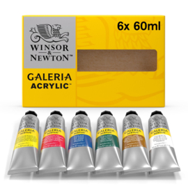 Winsor & Newton Galeria Acrylic set 6 tubes 60 ml