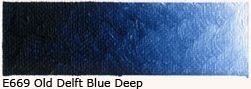 E-669 Old Delft Blue Deep Acrylverf 60 ml