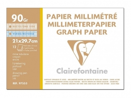 Clairefontaine millimeter papier 12 vel A4