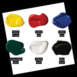 Liquitex basic Acrylic fluid set 6 x 118 ml (vloeibare acrylverf)