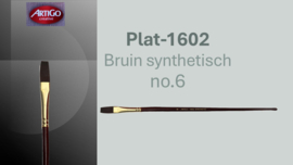 Penseel Artigo 1602 Synthetic nr. 6  Plat  p/st.