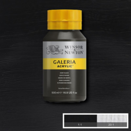 Winsor & Newton Galeria Acrylic Lamp Black 500 ml