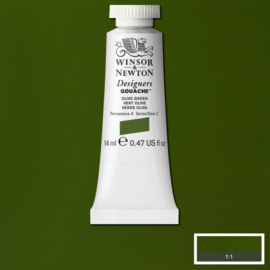 W&N Designers Gouache Olive green 447-serie 2