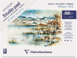 Clairefontaine Aquarelle Studio pad 24 x 32 cm 100 vel  !!