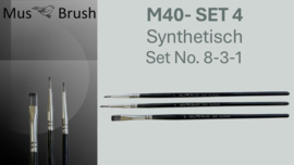 MusBrush  M-40 -SET 4– Mini & Detail Set (3-delig)