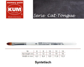KUM Cat-Tongue brush p/st. (prijs vanaf)