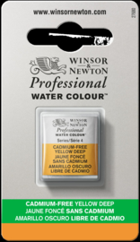 W&N Pro Water Colour ½ nap Cadmium FREE Yellow Deep S.4