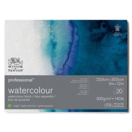 Winsor & Newton Pro- Aquarelpapier 22.9x 30.5 cm Rough  (grof)