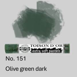 Koh-I-Noor Extra soft pastel No. 151 Dark olive green