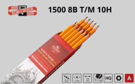 Koh-I-Noor grafietpotlood HARDTMUTH 1500 serie p/st