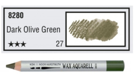 KIN Wax aquarel Dark olive green No. 27