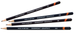 Derwent  Grafietpotloden HB t/m H9 p/st