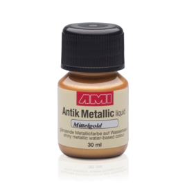 Antiek metallic op waterbasis 30 ml potje