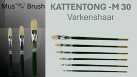 MusBrush Penseelset  M30~ Hog brush p/st  (prijs vanaf)