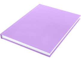 Dummy  A5 Wit papier- hard cover Violet 80 vel