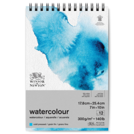 Winsor & Newton watercolour blok 17,8 x 25,4  cm RINGBAND