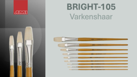 AMI Varkenhaar penseel Serie 105 Bristle p/st. (prijs vanaf)