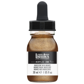 Liquitex Acrylic ink  IRIDESCENT RICH BRONZE 30ml.