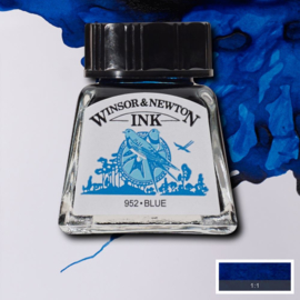 Winsor en Newton Drawing Inkt Blue 14ml.