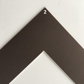 Passe-Partouts Brown & Red  tinten  op maat gemaakt ( prijs vanaf)