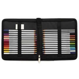 Winsor & newton Etui met kleurpotloden 27 delig