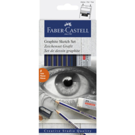 Faber-Castell Goldfaber Grafietset8-delig